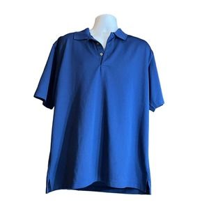 🔥Grand Slam Men's Polo Size 2XL Airflow Performance Golf Shirt Blue